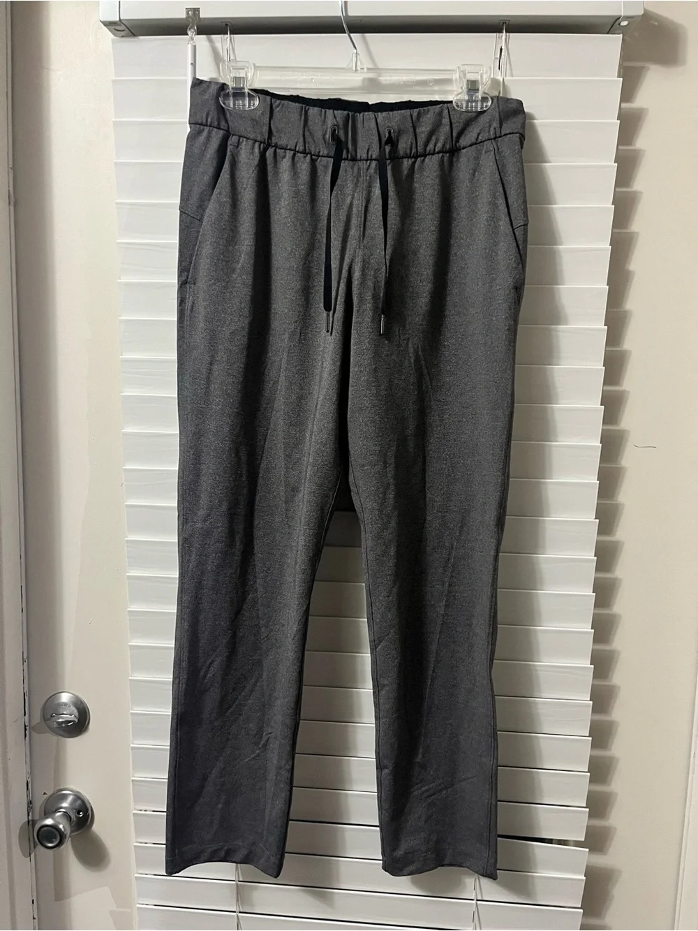 lululemon athletica Charcoal Drawstring Wide-Leg Track Pants